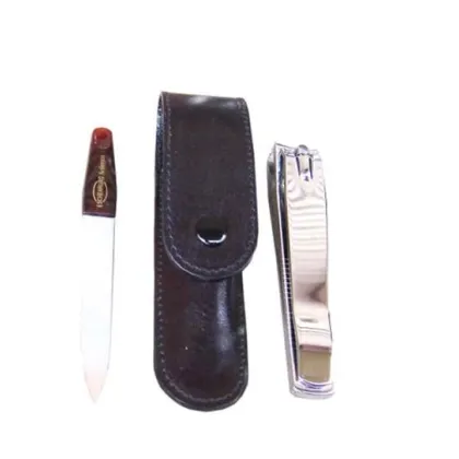 Zdjęcie Zestaw do manicure w skórzanym etui