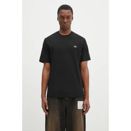 Zdjęcie Lacoste t-shirt bawełniany kolor czarny TH7318