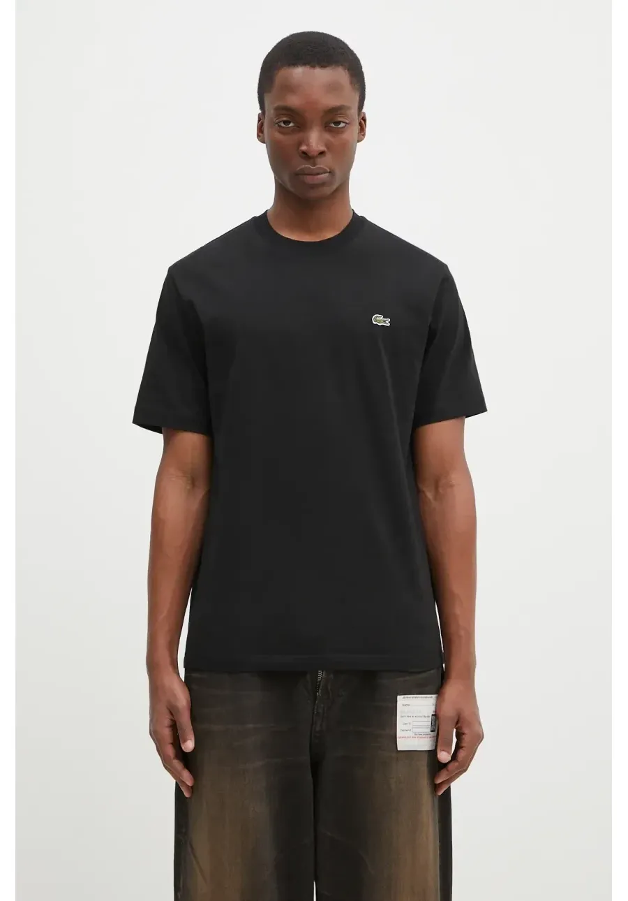 obrazek 1 Lacoste t-shirt bawełniany kolor czarny TH7318