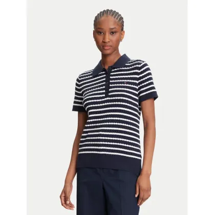 Zdjęcie Tommy Hilfiger Sweter Fine WW0WW41474 Granatowy Regular Fit