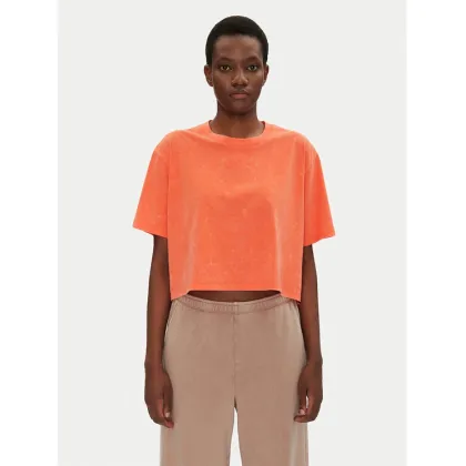 Zdjęcie Under Armour T-Shirt Rival Wash 1389724 Pomarańczowy Loose Fit