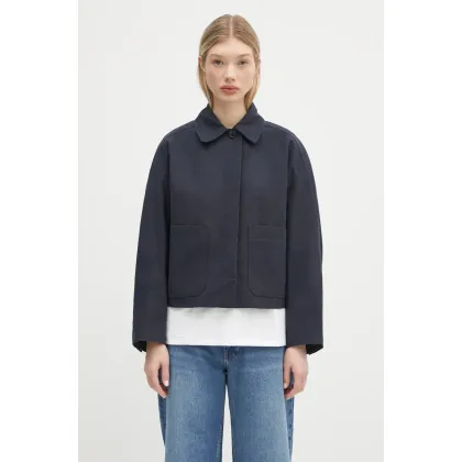 Zdjęcie A.P.C. kurtka Veste Bianca kolor granatowy przejściowa COGXT.F32005