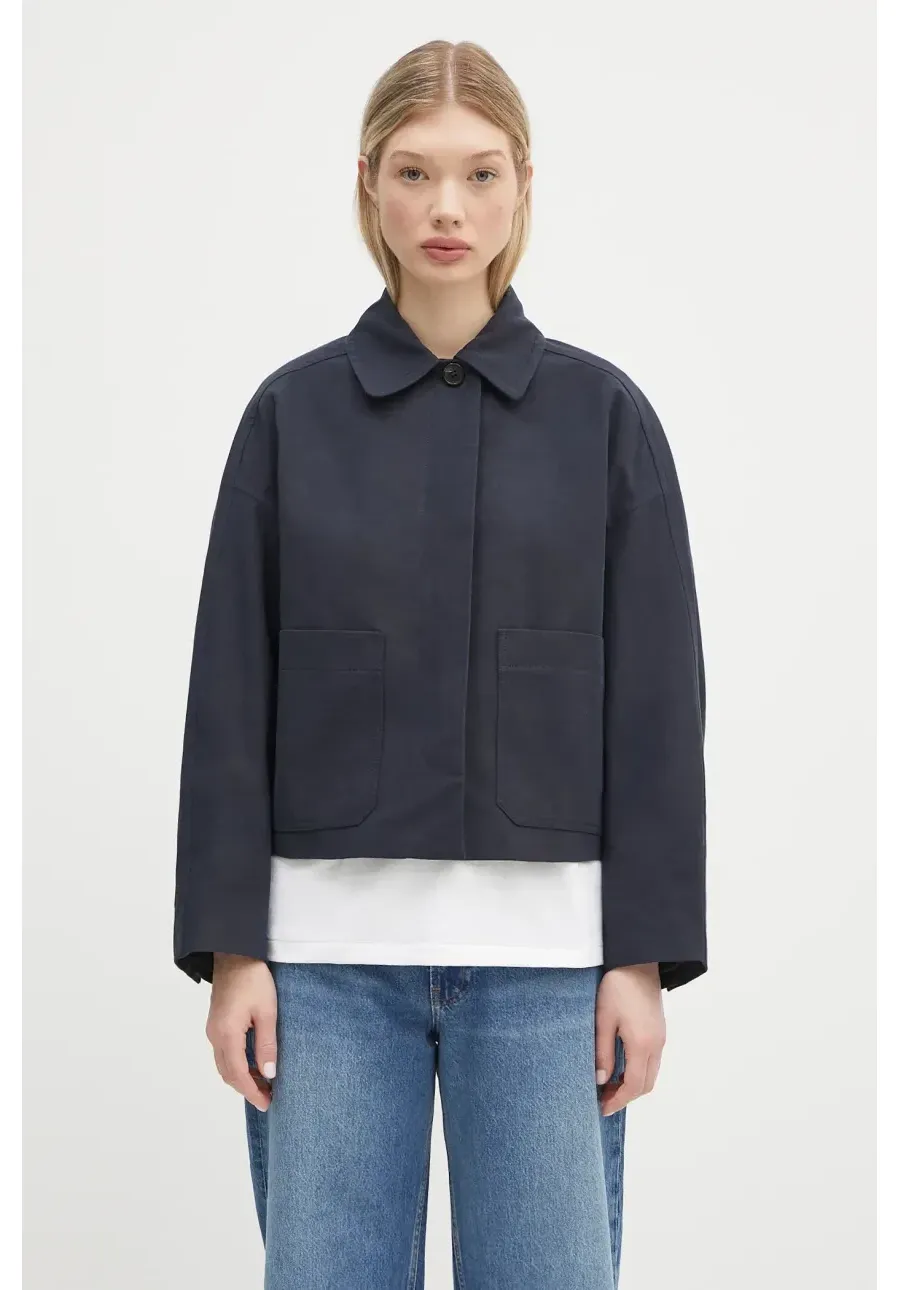 obrazek 1 A.P.C. kurtka Veste Bianca kolor granatowy przejściowa COGXT.F32005