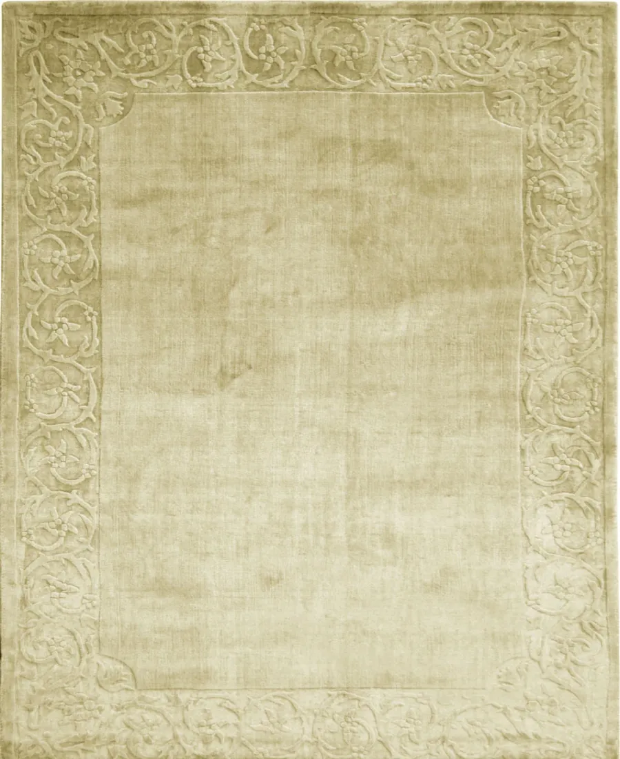 obrazek 1 Stylowy rzeźbiony dywan w kolorze złotym - Sartori Rugs