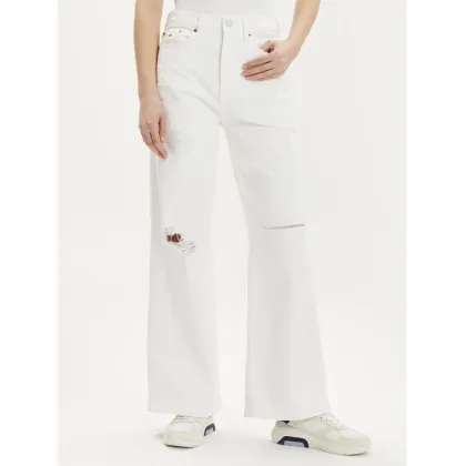 Zdjęcie Tommy Jeans Jeansy Claire DW0DW18322 Biały Wide Leg
