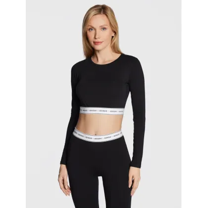 Zdjęcie Guess Bluzka Carrie O2BM10 KBBU1 Czarny Regular Fit