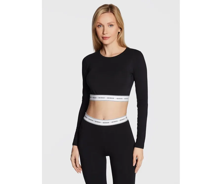 obrazek 1 Guess Bluzka Carrie O2BM10 KBBU1 Czarny Regular Fit