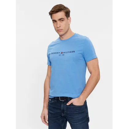 Zdjęcie Tommy Hilfiger T-Shirt Logo MW0MW11797 Niebieski Regular Fit