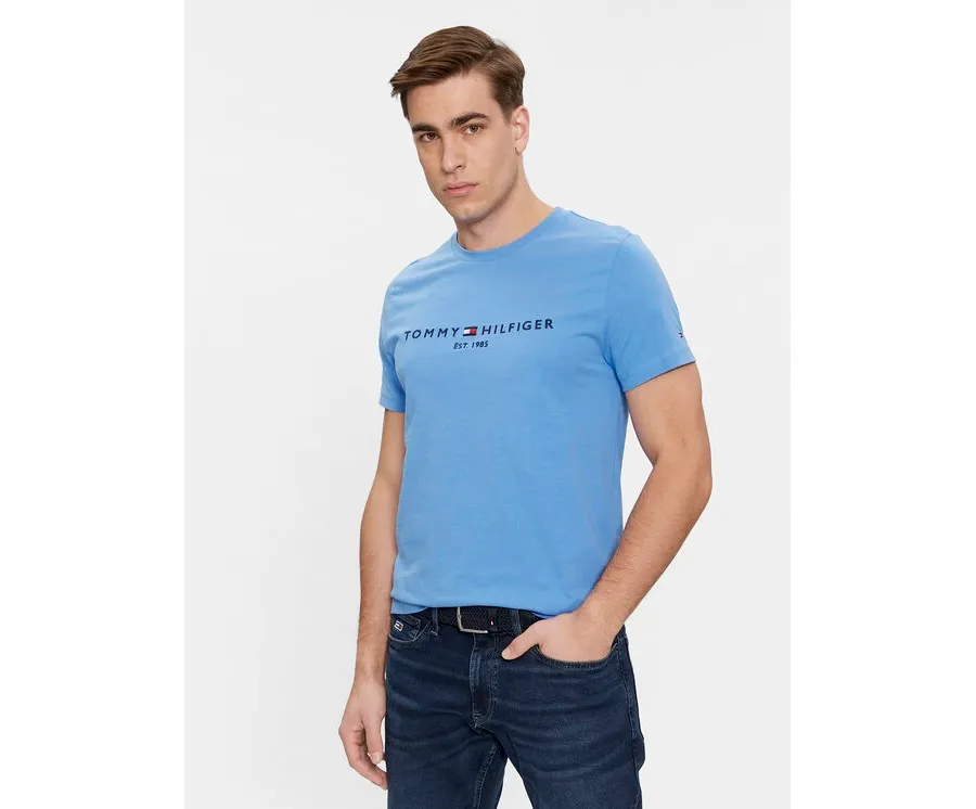 obrazek 1 Tommy Hilfiger T-Shirt Logo MW0MW11797 Niebieski Regular Fit