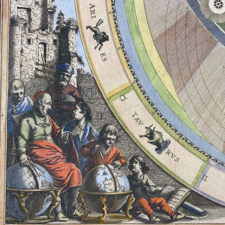 obrazek 9 Cellarius Andreas Para XVIII-wiecznych akwarelowych map nieba