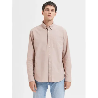 Zdjęcie Selected Homme Koszula Rick 16077359 Beżowy Regular Fit