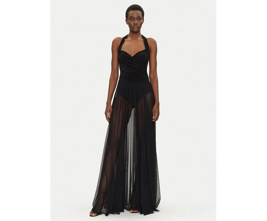 obrazek 1 NORMA KAMALI Sukienka wieczorowa KK4243PMG50001 Czarny Slim Fit