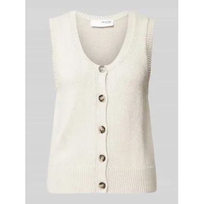 Zdjęcie Top z dzianiny z listwą guzikową na całej długości model ‘JILLI’