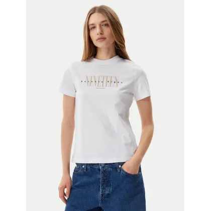 Zdjęcie Calvin Klein Jeans T-Shirt 19 Graphic J20J225259 Biały Regular Fit