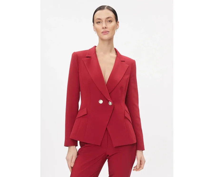 obrazek 1 Rinascimento Marynarka CFC0116171003 Bordowy Regular Fit
