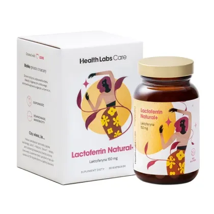 Zdjęcie Health Labs Care Lactoferrin Natural+, Suplement diety wzmacniający odporność, Kapsułki