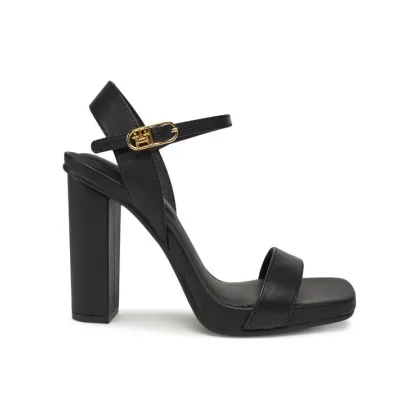 Zdjęcie Tommy Hilfiger Sandały High Heel Leather Sandal FW0FW08534 Czarny