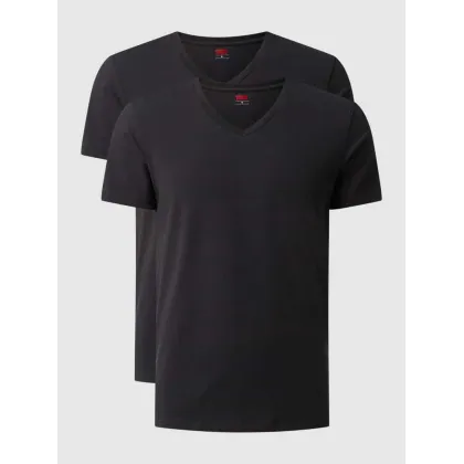 Zdjęcie T-shirt z detalem z logo w zestawie 2 szt.