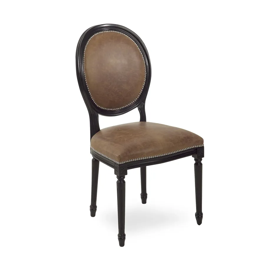 obrazek 1 Krzesło wykonane z litego drewna H.94xL.50xP.56 cm