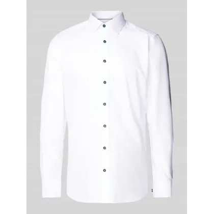 Zdjęcie Koszula biznesowa o kroju slim fit z listwą guzikową