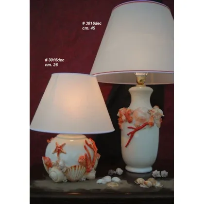 Zdjęcie Ceramiczne lampy z rafą koralową