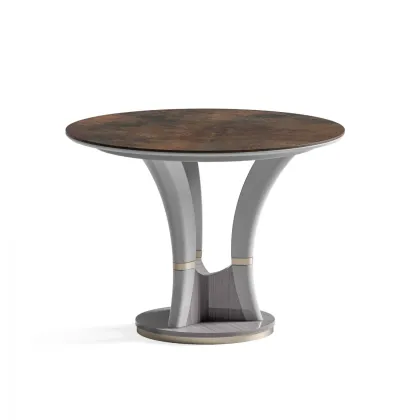 Zdjęcie Oryginalny okrągły stolik kawowy do salonu