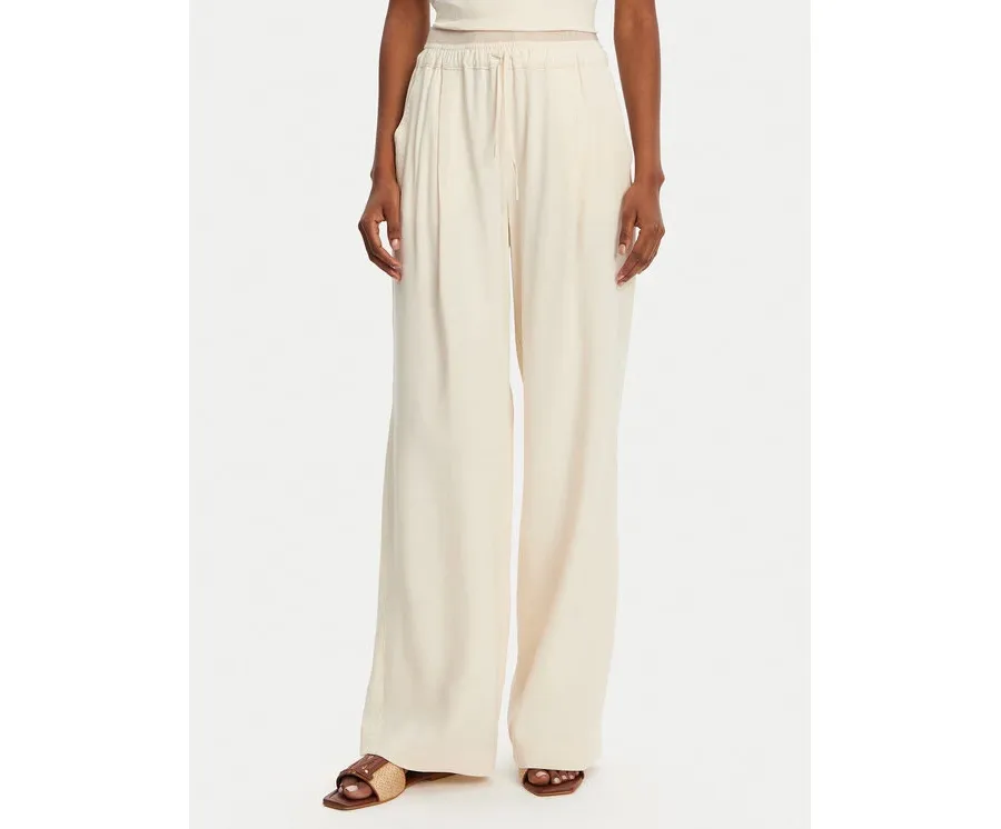 obrazek 1 Marella Spodnie materiałowe Fred 2513131085 Écru Wide Leg