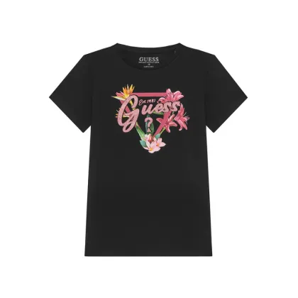 Zdjęcie Guess T-Shirt J5GI16 K6YW4 Czarny Regular Fit