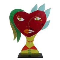 Zdjęcie Rzeźba ze szkła murano „Mi e ti” – wariant zielony