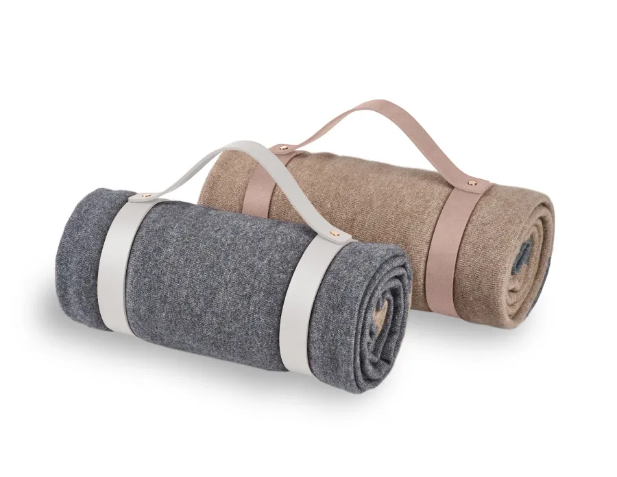 obrazek 3 Skórzany pas do koca w kolorze pudrowego różu