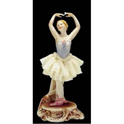 Zdjęcie Luksusowa figurka baletnicy z porcelany