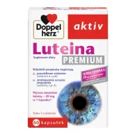 Zdjęcie Doppelherz Aktiv Luteina Premium, Suplement diety zawierający składniki wspomagające wzrok, Kapsułki DOPPELHERZ