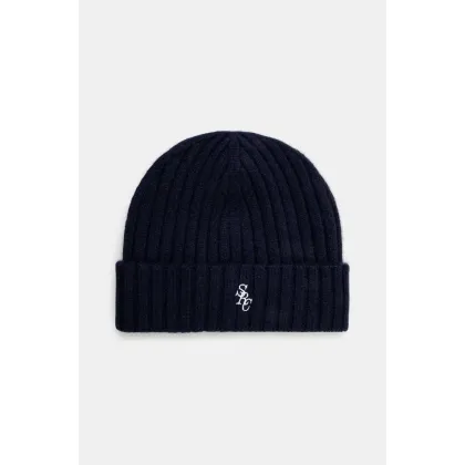 Zdjęcie Sporty & Rich czapka kaszmirowa SRC Wool Cashmere kolor granatowy wełniana AC066506302BL32