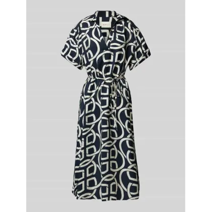 Zdjęcie Sukienka midi z wiązanym paskiem