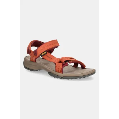 Zdjęcie Teva sandały Terra Fi Lite Suede damskie kolor pomarańczowy 1124035.LNG-mlc