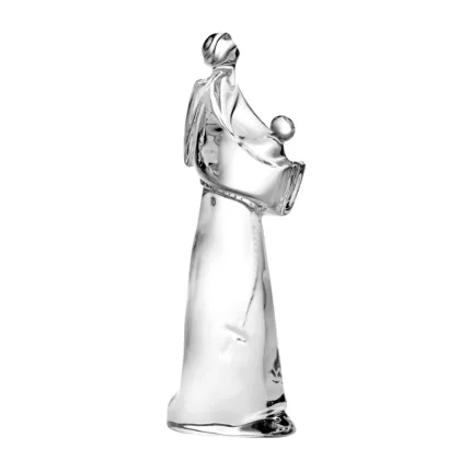 Picture A beautiful crystal sculpture of Saint Anthony with a refined shape - Vista Alegre