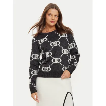 Zdjęcie Liu Jo Sport Sweter TF4230 MA94O Czarny Regular Fit