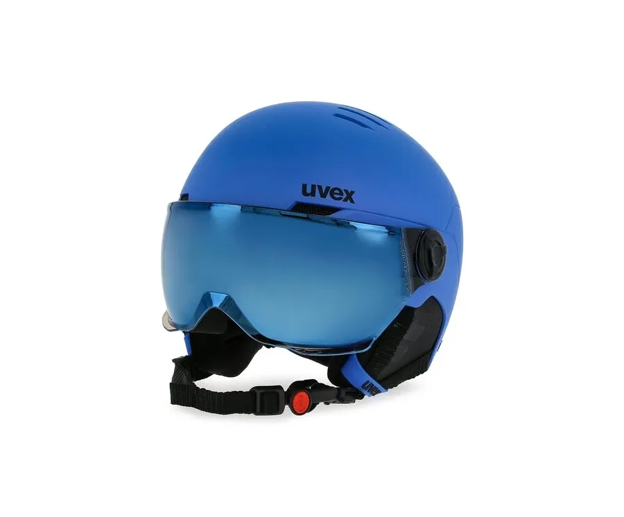 obrazek 1 Uvex Kask narciarski Rocket Jr Visor 56/6/263/20 Niebieski