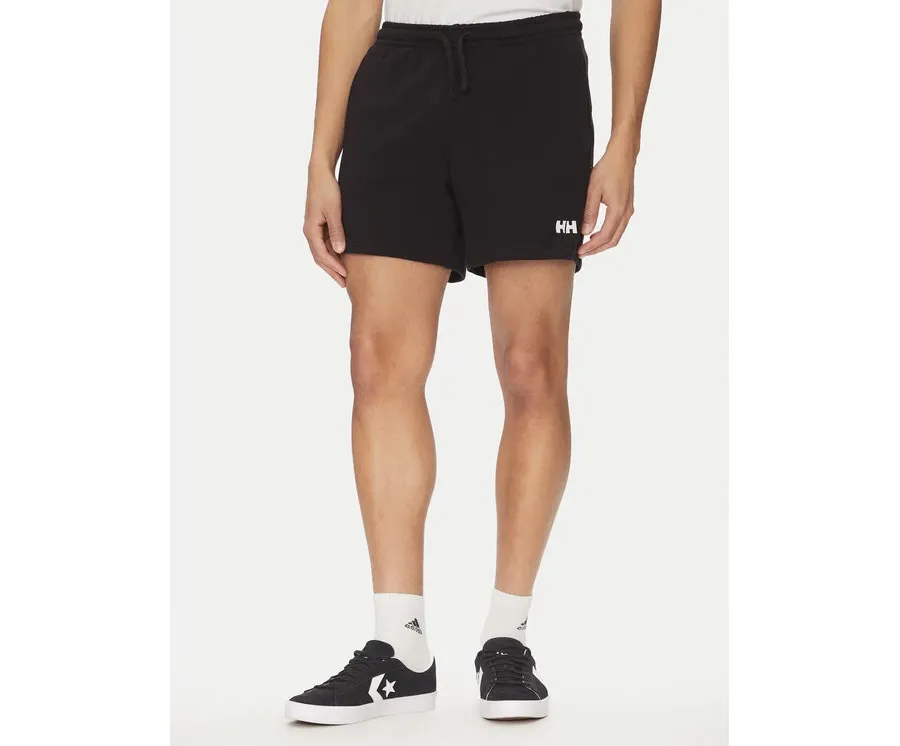 obrazek 1 Helly Hansen Szorty sportowe Terry Loop 54291 Czarny Regular Fit