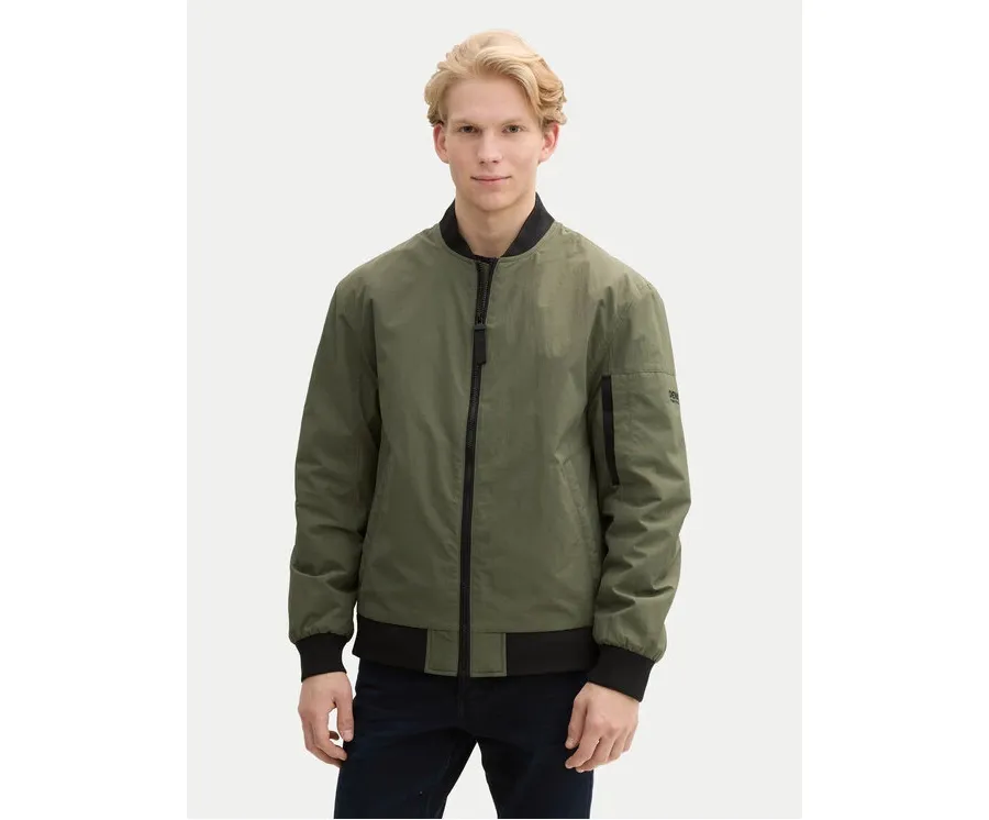 obrazek 1 Tom Tailor Denim Kurtka bomber 1043828 Zielony Regular Fit