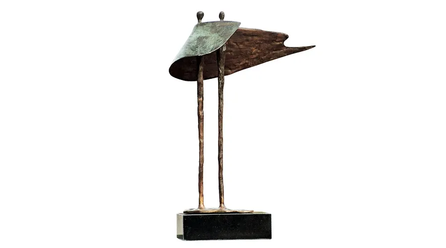 obrazek 2 Oryginalna statuetka z brązu "Ochrona" - fantastyczny prezent z okazji jubileuszu firmy