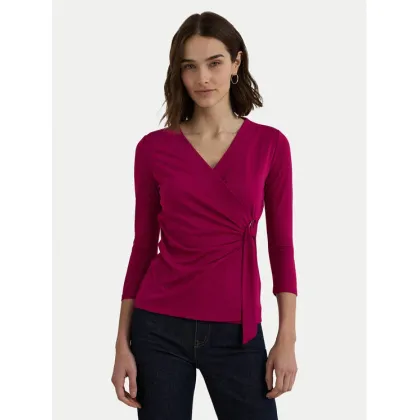 Zdjęcie Lauren Ralph Lauren Bluzka 200889081018 Różowy Slim Fit LAUREN RALPH LAUREN