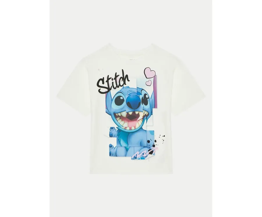 obrazek 1 NAME IT T-Shirt 13238482 Écru Regular Fit