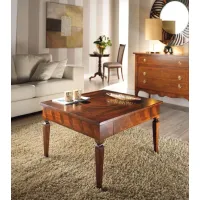 Picture Prestigious antique coffee table made of walnut wood