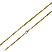 Zdjęcie Włoski łańcuch bizantyjski o przekroju kwadratowym o szerokości 2,00 mm. 50 cm długości
