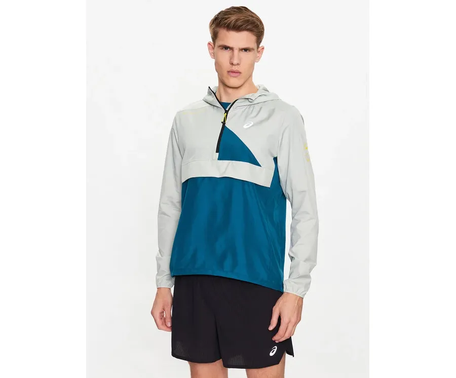 obrazek 1 Asics Kurtka anorak Fujtrail 2011C382 Zielony Regular Fit