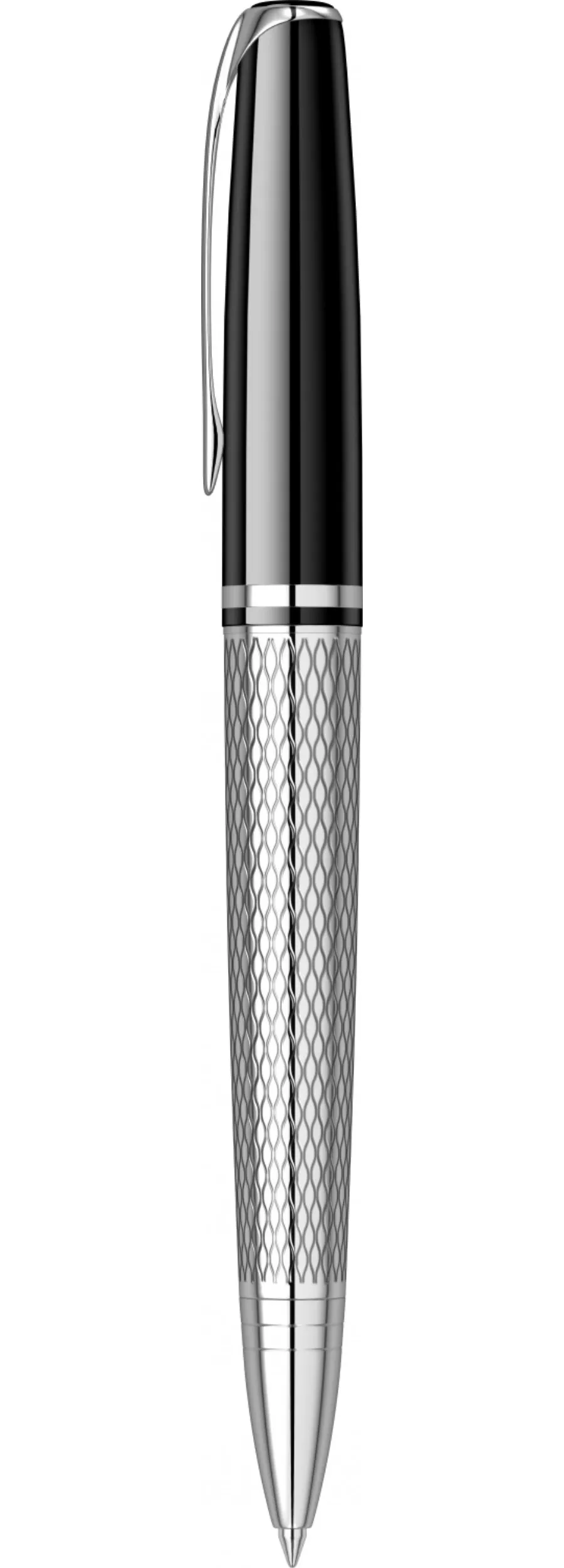 obrazek 2 Designerski chromowany długopis idealny na prezent
