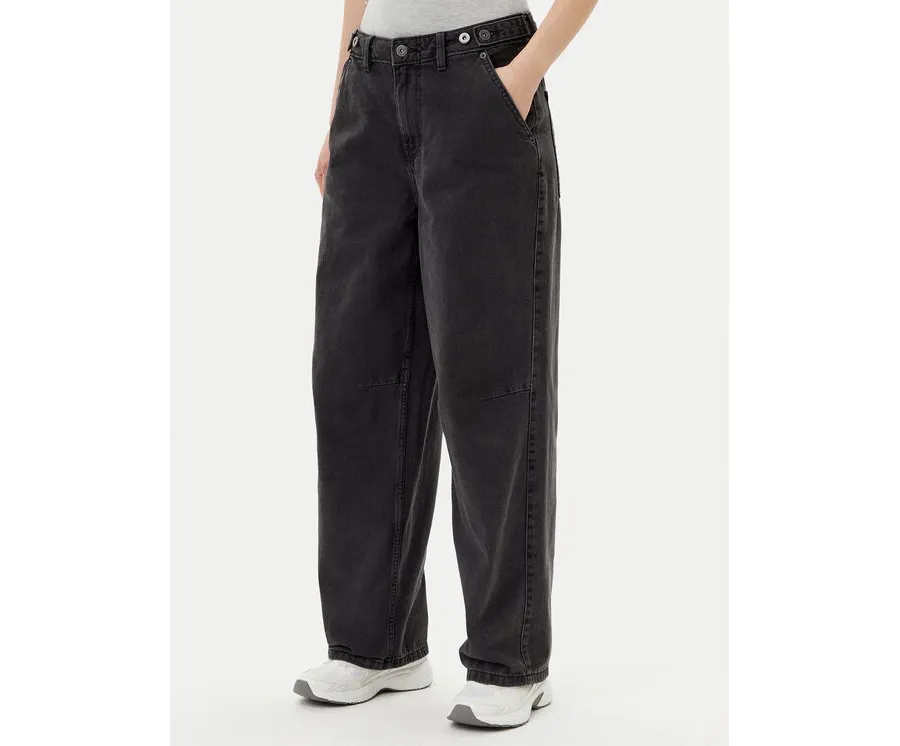 obrazek 1 Vans Jeansy Curbside VN000FVH Czarny Wide Leg