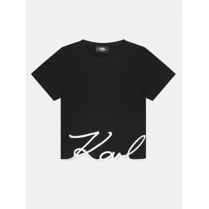 Zdjęcie Karl Lagerfeld Kids T-Shirt Z30212 S Czarny Regular Fit