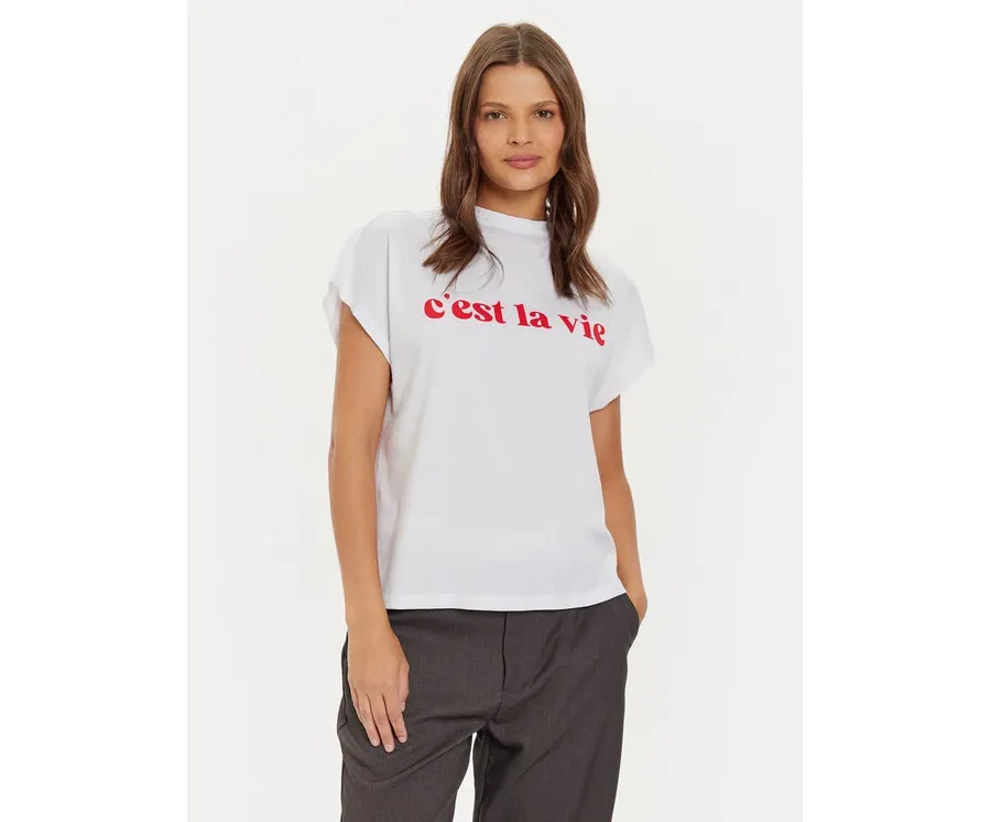 obrazek 1 Noisy May T-Shirt 27030827 Biały Oversize